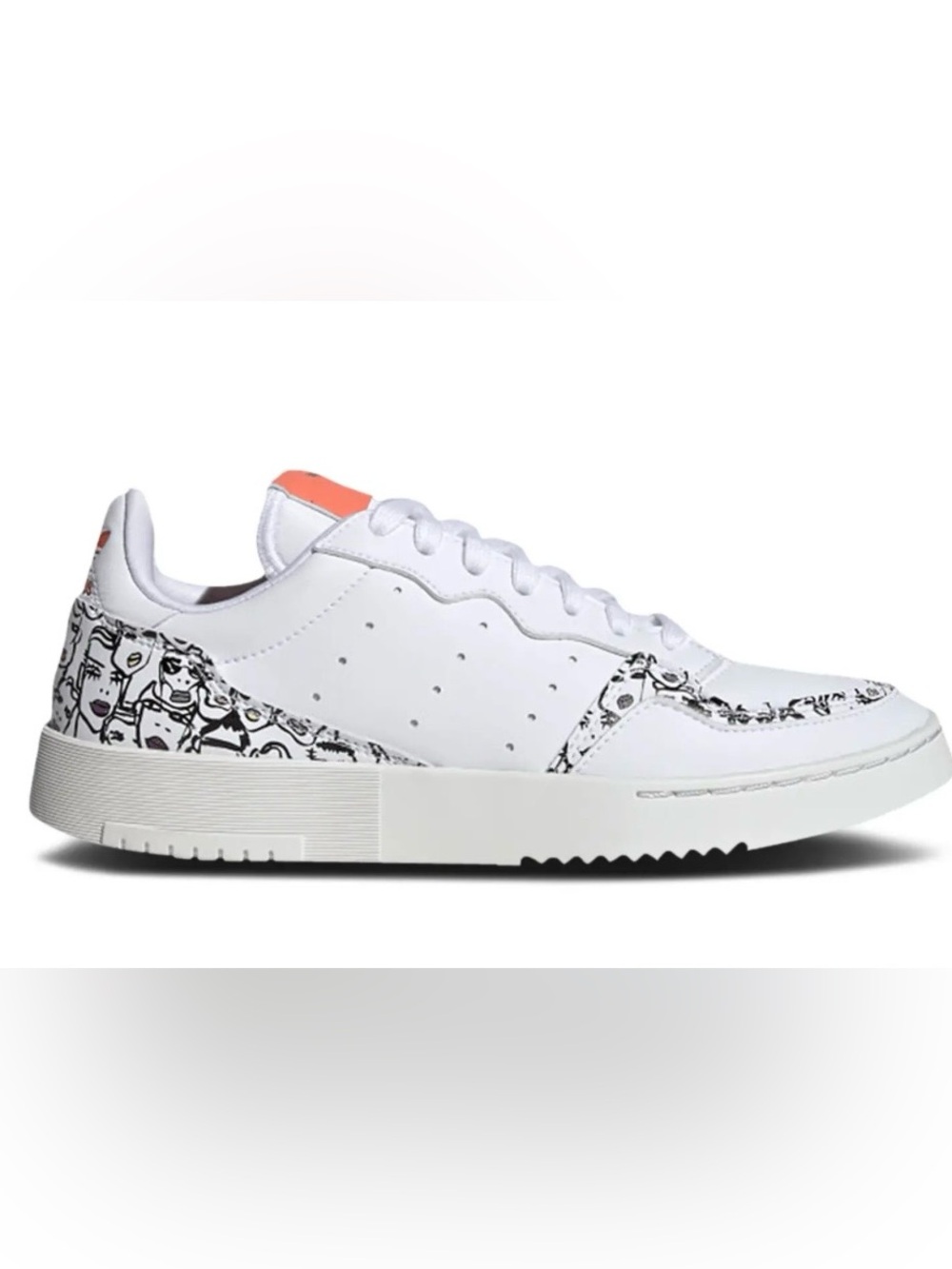 Adidas super court x 2020 fiorucco collab sneakers size 7.5 woman’s